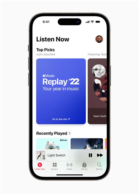 Apple Music 推出全新音乐回忆体验，发布 2022 年热门排行榜 Apple 中国大陆