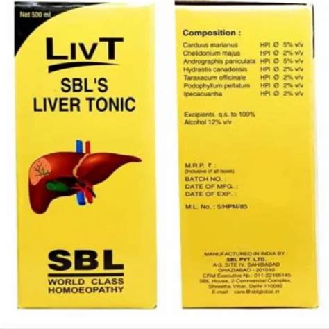 Sbl S Liver Tonic Ml Prescription At Rs Bottle In Jalgaon