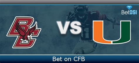 Boston College Eagles At Miami Fl Hurricanes Free Betting Pick Betdsi