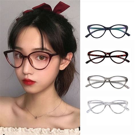 Jual Kacamata Ar Cat Eye Mata Kucing Anti Radiasi Bentuk Oval Retro