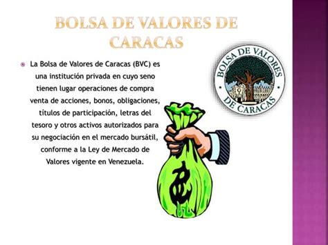 La Bolsa De Valores De Caracas PPT Descarga Gratuita