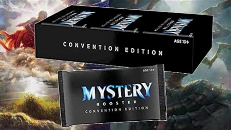 Magic The Gathering Mystery Booster Convention Edition Box Opening