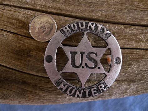 U. S. Bounty Hunter Badge with pin back by COOLSTUFFGOODPRICES