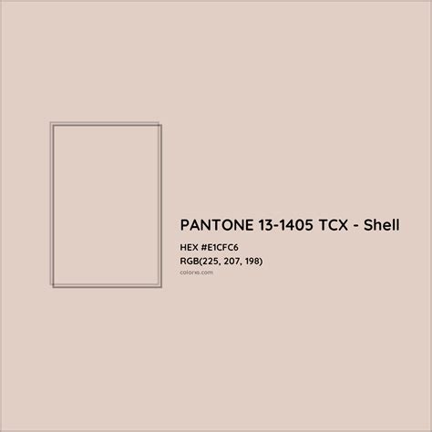 About Pantone Tcx Shell Color Color Codes Similar Colors