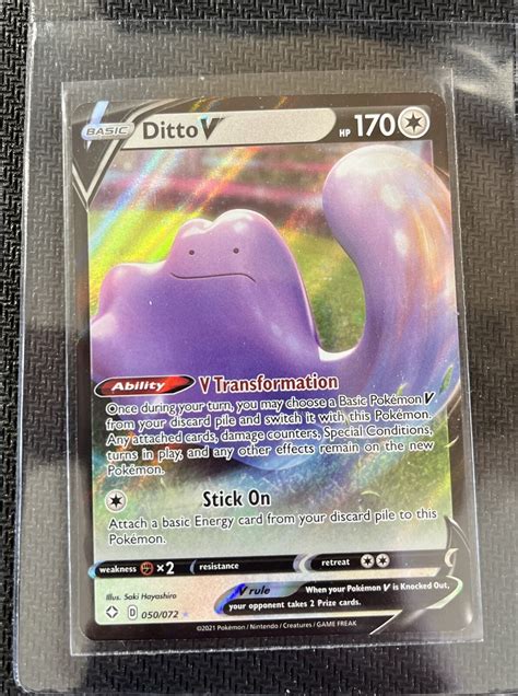 Ditto V Ultra Rare Shining Fates Pokemon Tcg Mint Nm Ebay