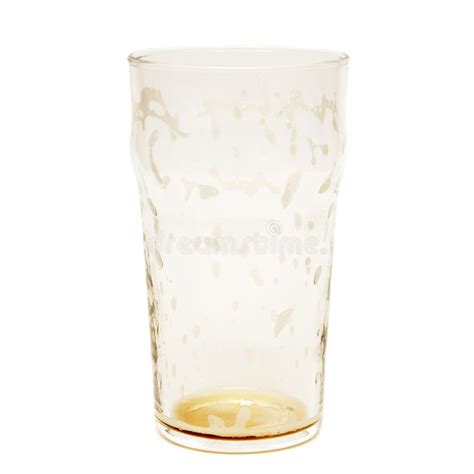 Empty Beer Glass Stock Image Image Of Bubble Yellow 17913059