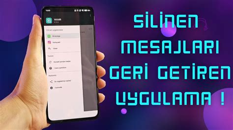 Silinen Mesajları Görme Uygulaması WAMR İnceleme Ücretsiz YouTube