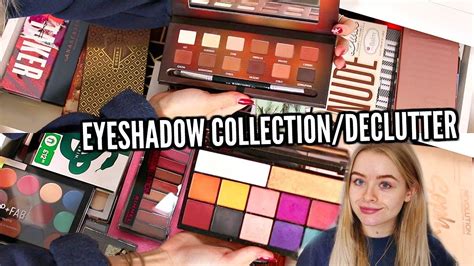 Huge Eyeshadow Palette Collectiondeclutter Sophdoesnails Youtube