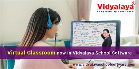 Virtual Classroom Now in Vidyalaya School Software