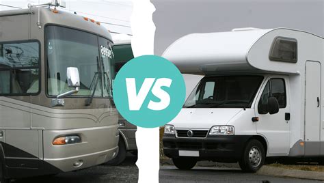 Class C Motorhome Comparison Chart