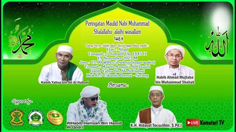 Live Tabligh Akbar Maulid Nabi Muhammad Saw H Majlis Assyafi I