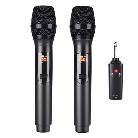 Buy Kithouse K380S Rechargeable Wireless Microphone Karaoke Microphone ...