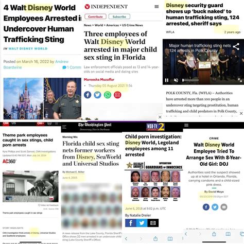 4 Disney Employees Arrested For Alleged Human Trafficking Plus Is