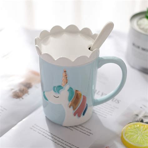 Eenhoorn Mok Ins Stijl Leuke Cartoon Cup Ml Cr Grandado