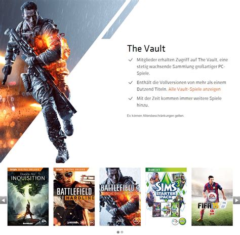 Origin Access Spiele Flatrate Von Ea Kommt Auf Den Pc