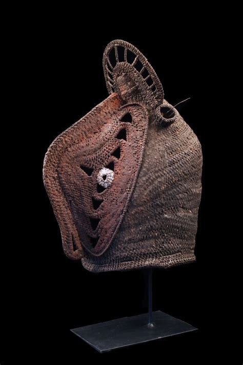 Proantic: Baba Tagwa Mask, Helmet Mask, Oceanic Art, Oceania, Basketry