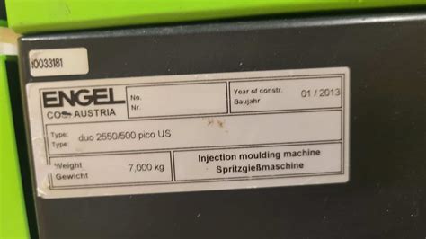 Used Engel Duo Injection Molding Machine