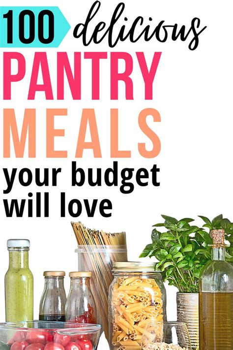 Delicious Budget Friendly Pantry Meals Food Pantry Frugal Meal