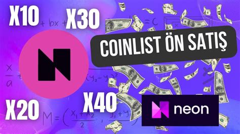 Coinlist Yeni N Sat Neon Token Kazan F Rsat Youtube