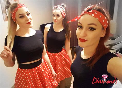 Dzień Kobiet W Stylu Pin Up Z Krótką Nauką Tańca W Stylu Sexi Dance Diamonds Taneczne Show