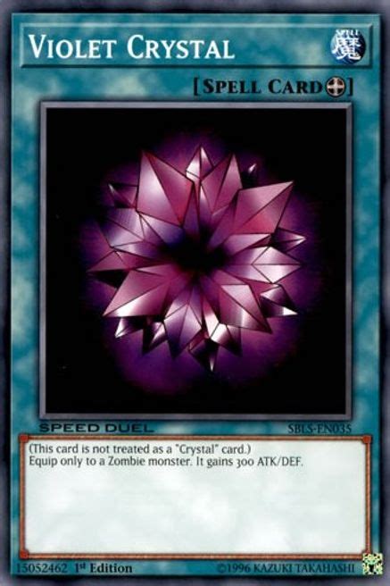 Violet Crystal Speed Duel Arena Of Lost Souls Yugioh