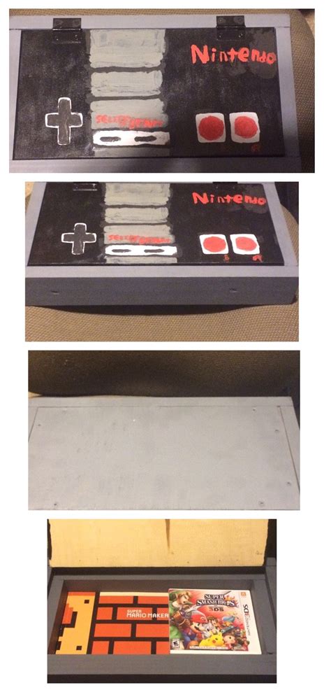 Nes box. This is a box I made for a school project, all to scale and ...