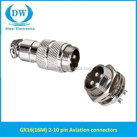 Aviation 16m Metal Socket Gx16 Connector Female 2 3 4 8 Pin Plug Gx16 Connectors Buy Gx16