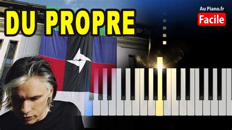 OrelSan Du Propre Piano Cover Tutorial Instru Paroles Au Piano Fr