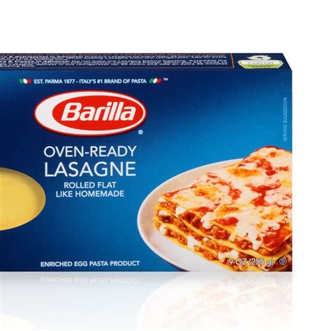 Barilla Lasagna Recipe On Back Of Box | Besto Blog