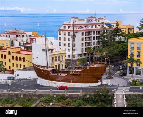 Maritime Museum With A Replica Of Christopher Columbus Ship Santa