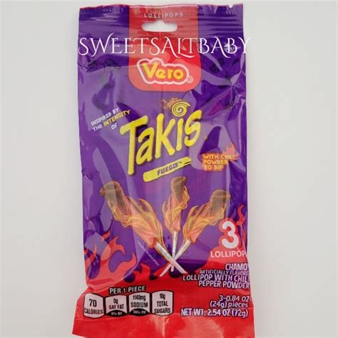 Vero Lollipop Takis Fuego Flavor 62g Shopee Philippines