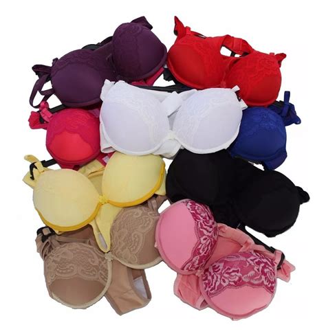 Mulheres De Calcinhas E Sutiãs - Kits 10s Conjuntos Lingeries Sutiãs Com Bojos E Calcinhas | Mercado Livre