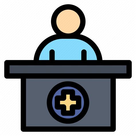 Appointment Hospital Medical Reception Receptionist Icon Download On Iconfinder