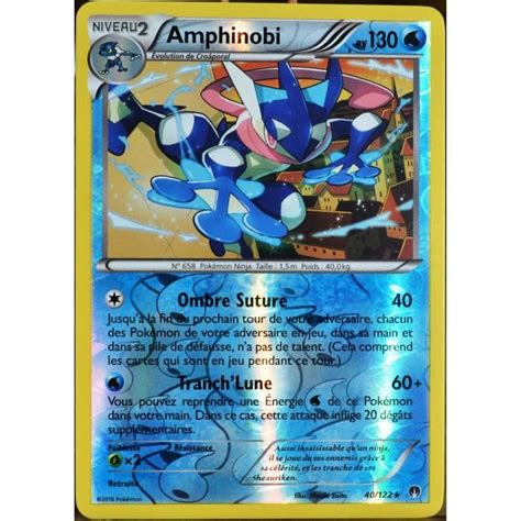 Carte Pok Mon Amphinobi Pv Reverse Xy Rupture Turbo