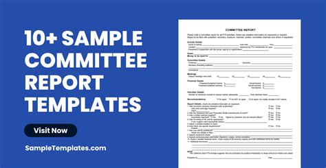 Free 10 Committee Report Templates In Ms Words Apple Pages Pdf