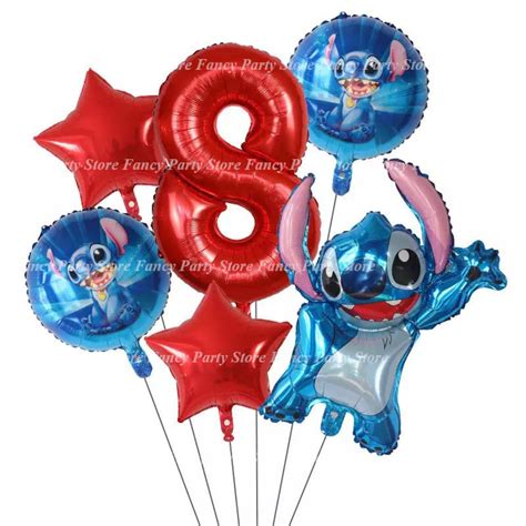 Lilo Y Stitch Globos De Cumplea Os Stitch Party Decoraciones Etsy M Xico