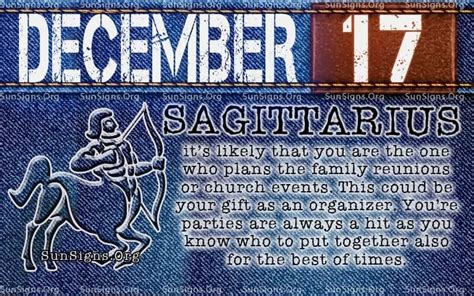 December 17 Zodiac Birthday Horoscope Personality | SunSigns.Org