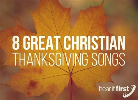 8 Great Christian Thanksgiving Songs