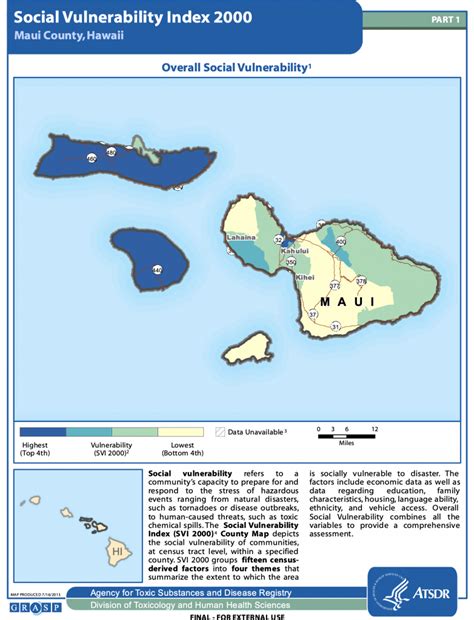 Cdc Ranks Moloka‘i Among The Most Vulnerable Communities In Maui County