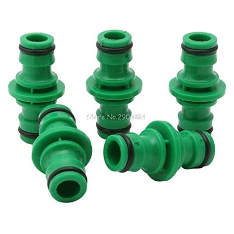 Generic 5pcs One Way 1 2 Garden Hose Pipe Water Connector Joiner Quick