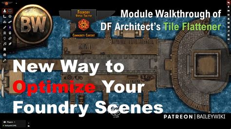 Foundry VTT New Module Highlight DF Architect S Tile Flattener YouTube