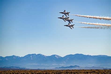 Thunderbirds Conduct Winter Training At Edwards AFB Edwards Air Force