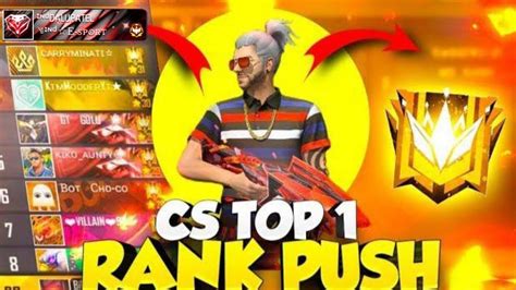 Cs Ranked Push With Subscriber Free Fire Live Cs Rank Push Free Fire