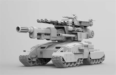 ArtStation - SciFi future concept tank