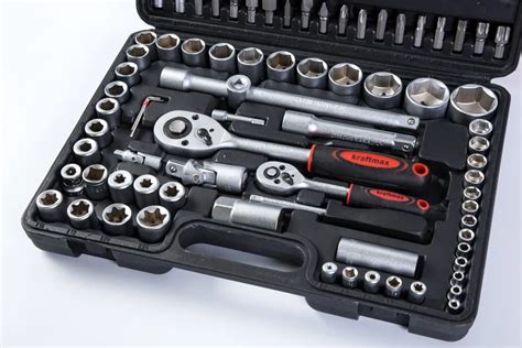 Spot Retail Kraftmax Pcs Professional Socket Set Hand Tools Set