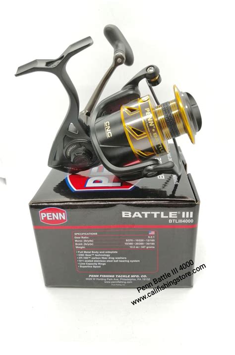 Penn Battle Iii Balineras Spinning Cali Fishing Store