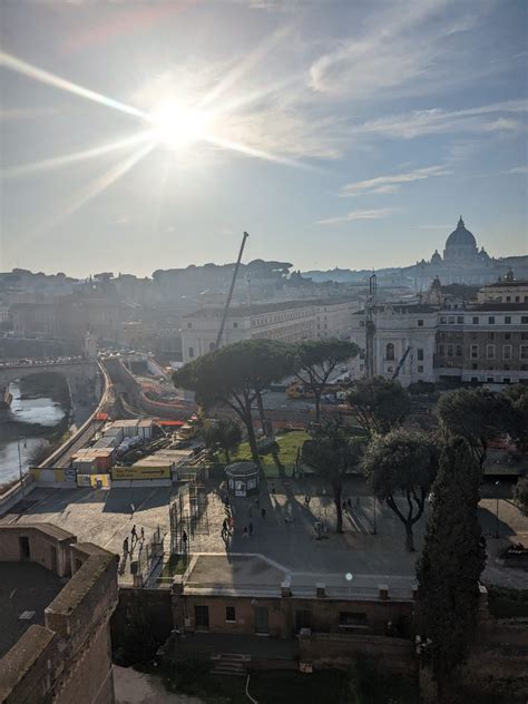 Come Procedono I Lavori A Piazza Pia A Castel Sant Angelo Il