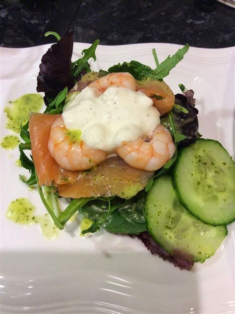 Intrufood Smoked Salmon And Prawn Starter Prawn Starters Smoked Salmon Starter Salmon Starter