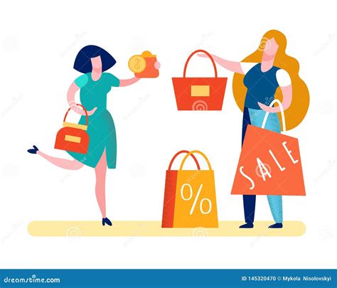 Happy Customer Paying Money Vector Illustration Stock Vector - Illustration of beneficial ...