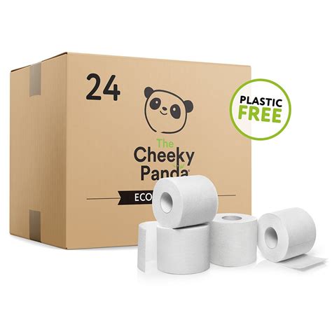 The Cheeky Panda Plastic Free Fsc Bamboo Toilet Tissue Rolls The